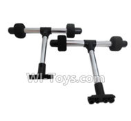 HuaJun W606-2 Parts-09 Landing skid,Landing gear(2pcs)-Black,HuaJun Toys W606-2 RC Quadcopter Drone Spare Parts,HJ Toys W606-2 Accessoriess Replacement